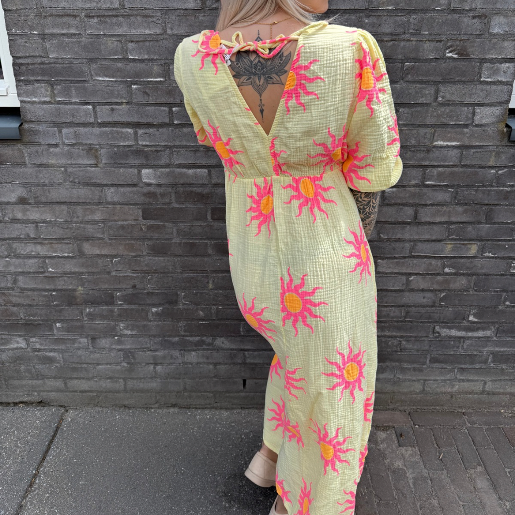 Maxi dress sunflower yellow