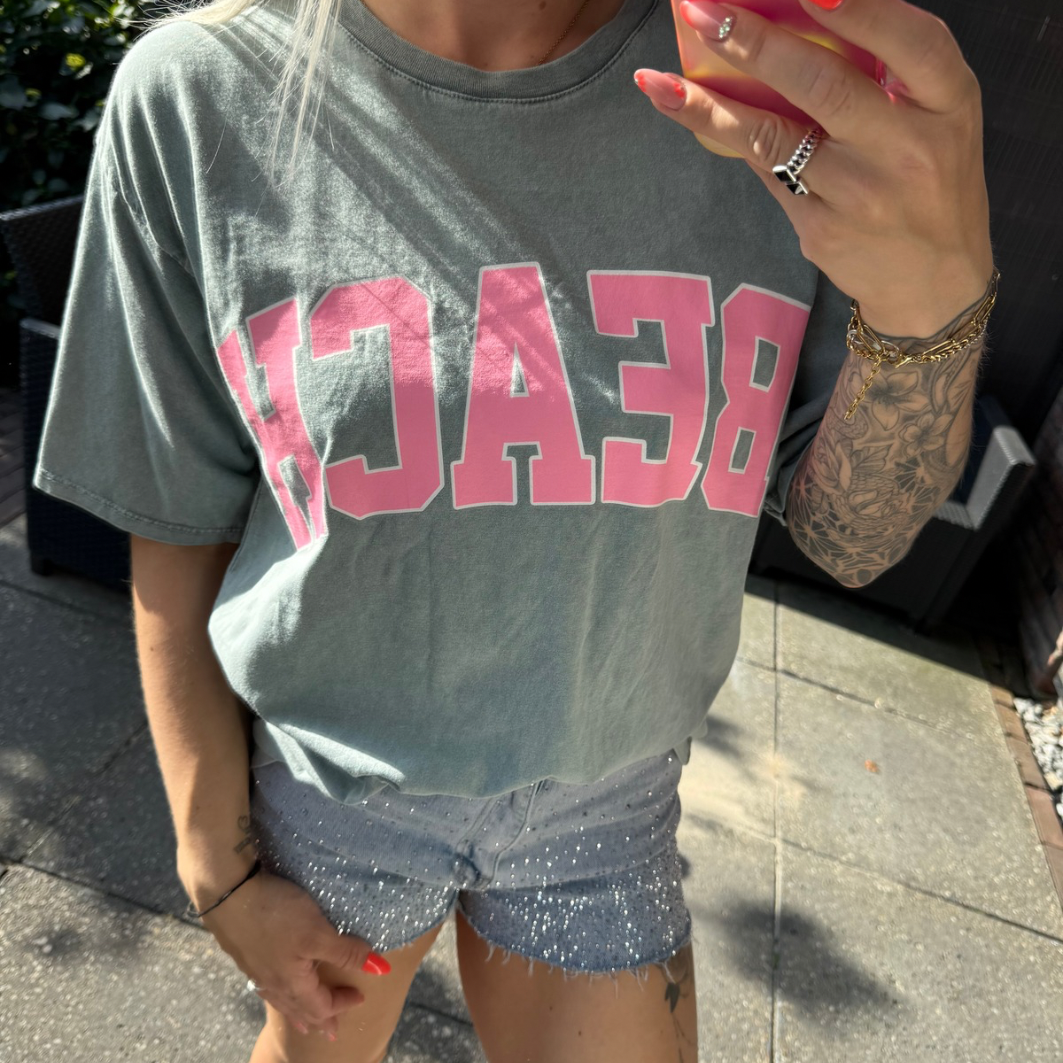 BEACH T-shirt grey