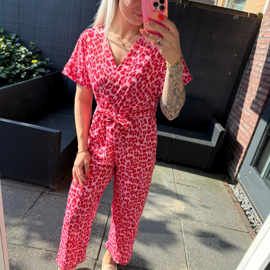 Jumpsuit panterprint - petite
