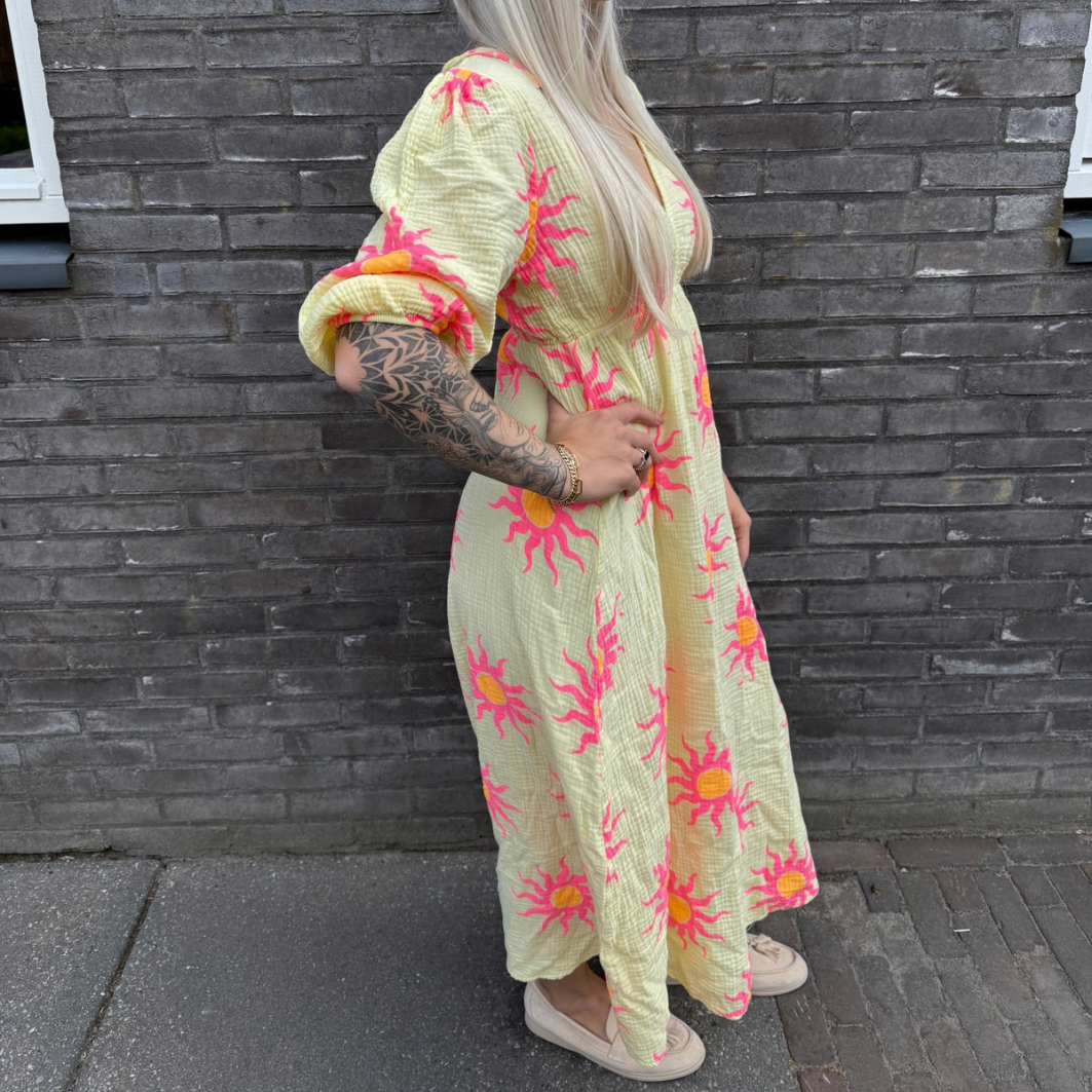 Maxi dress sunflower yellow