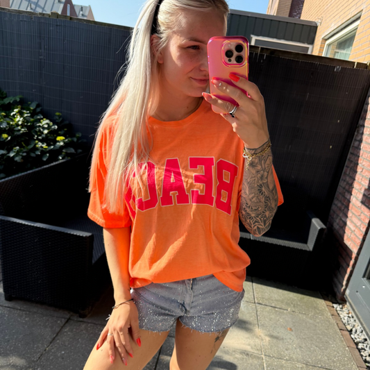 BEACH T-shirt orange