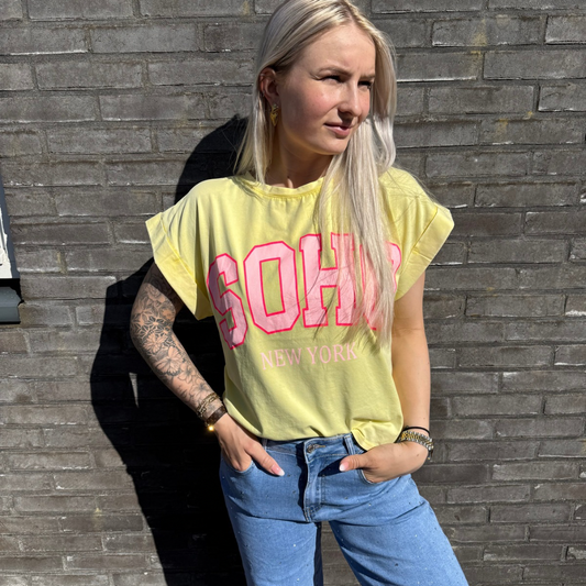 SOHO T-shirt geel