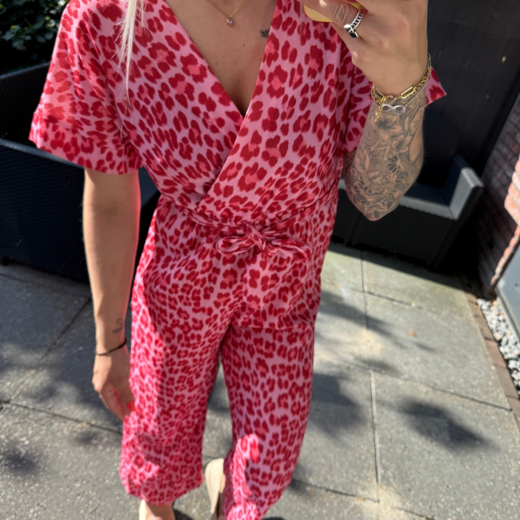 Jumpsuit panterprint - petite