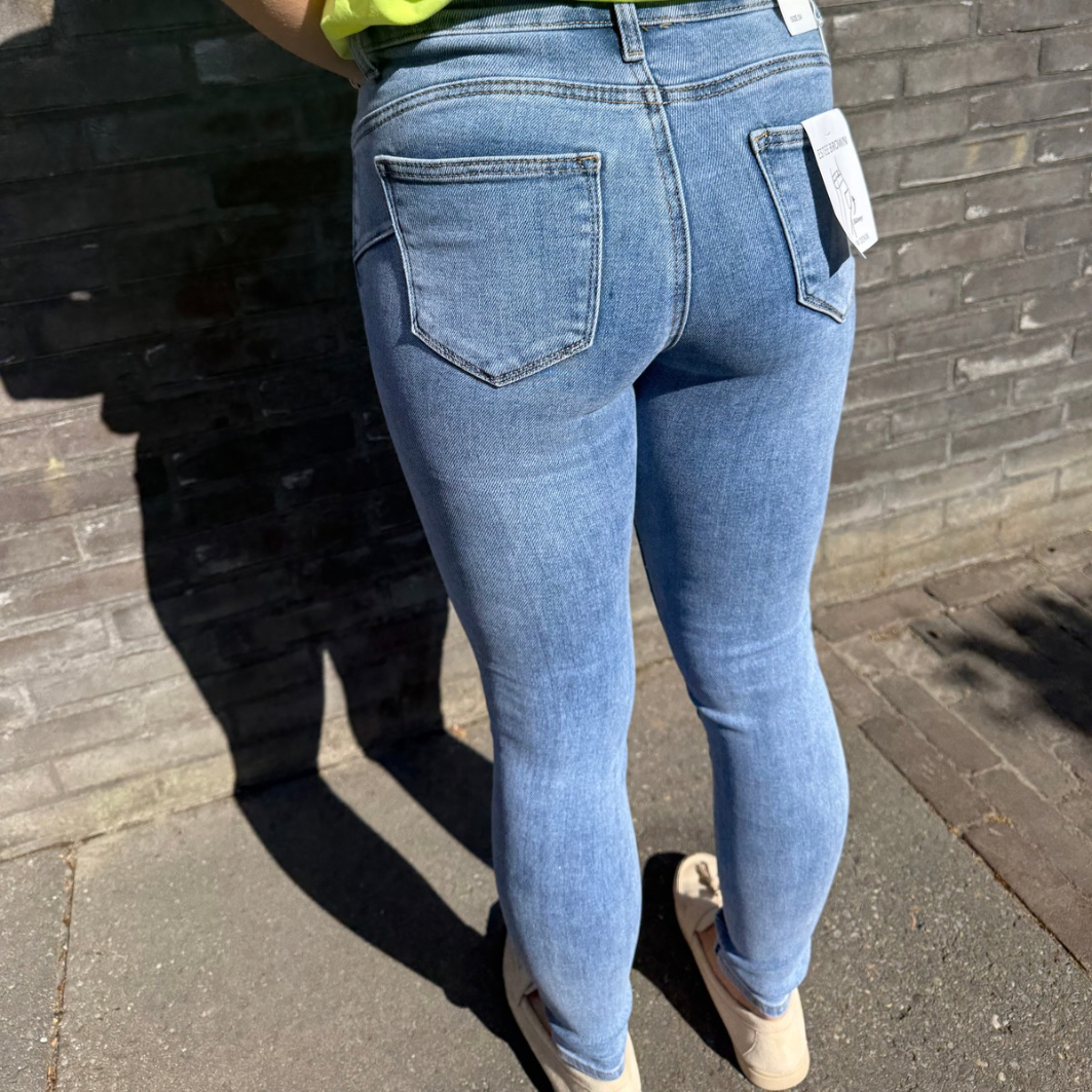 Glitter jeans denim