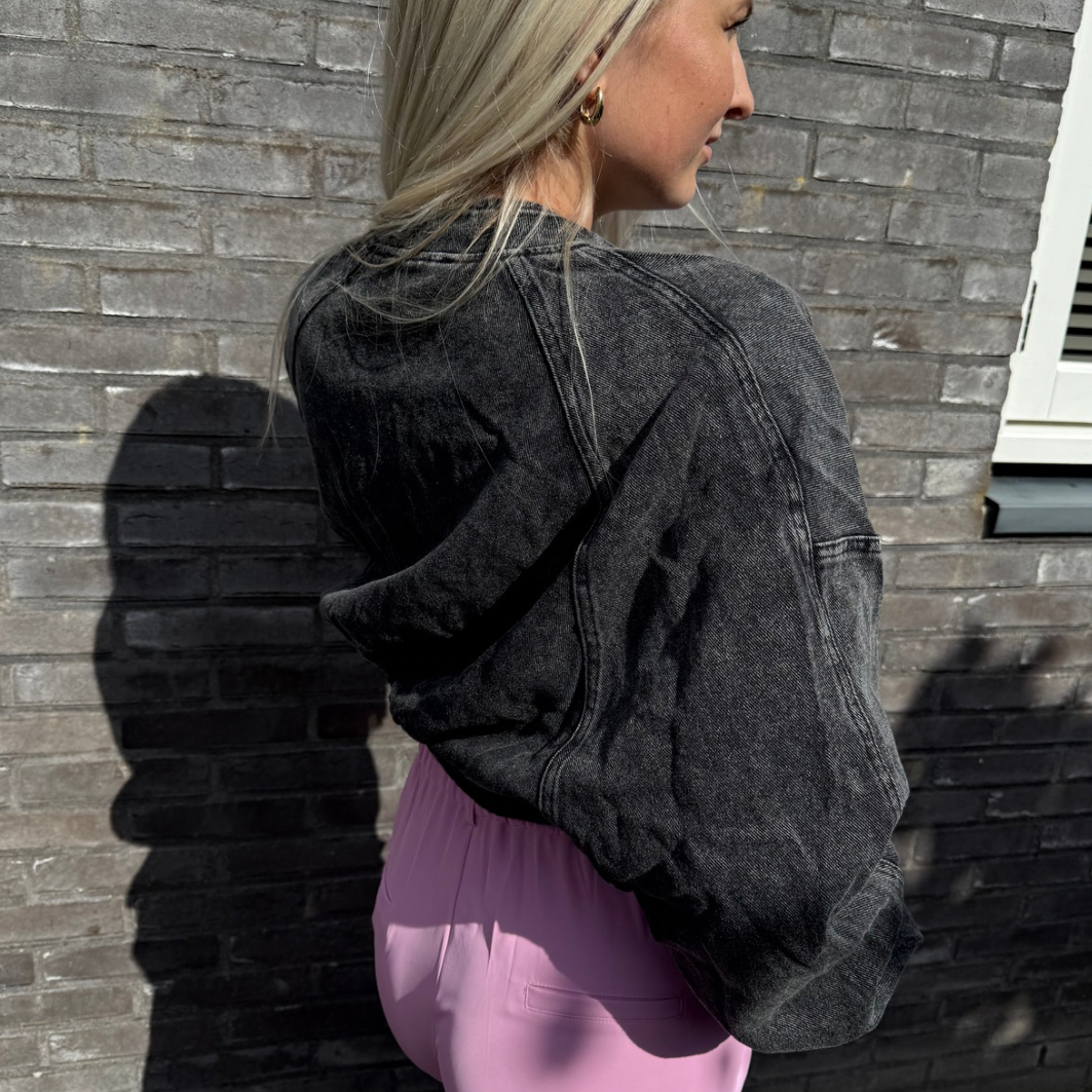 Spijkerjasje grey