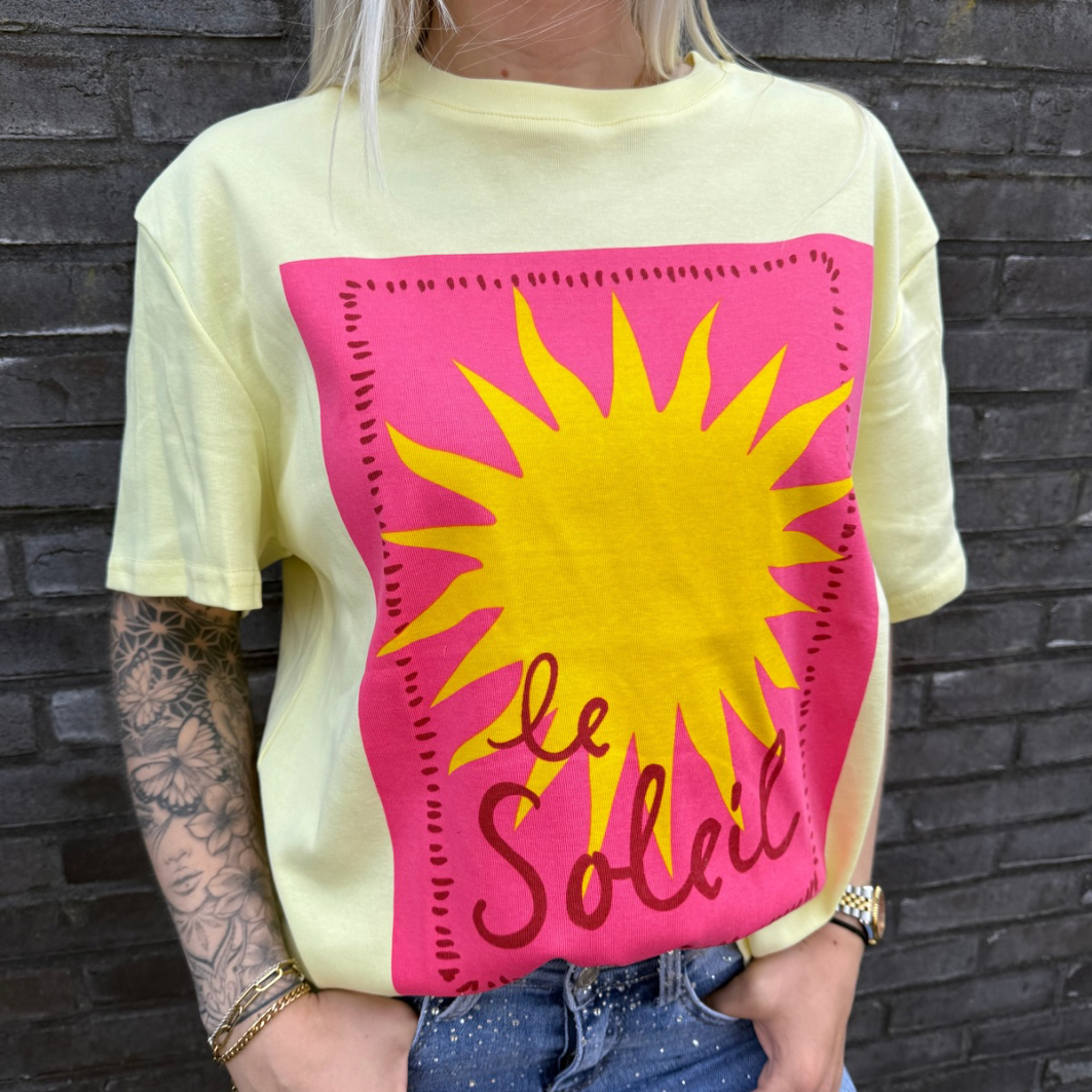 T-shirt Sun yellow